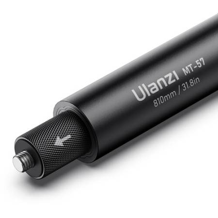 Ulanzi MT-57 - kijek selfie, teleskopowy selfie stick, 21-80cm